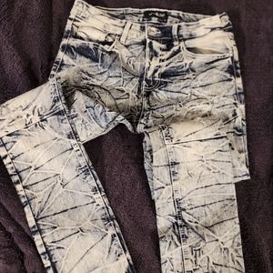 WT02 Wicked Fashions jeans (acid washed look) 32/30